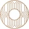 Ekena Millwork Empire Wood Fretwork Pierced Ceiling Medallion, Alder, 36"OD x 13 1/8"ID x 1/4"T CMWP36X36X0250EPAL - alternate 2